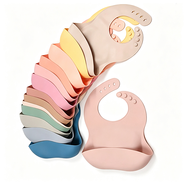 BP-001 NBLK Silicone Bib