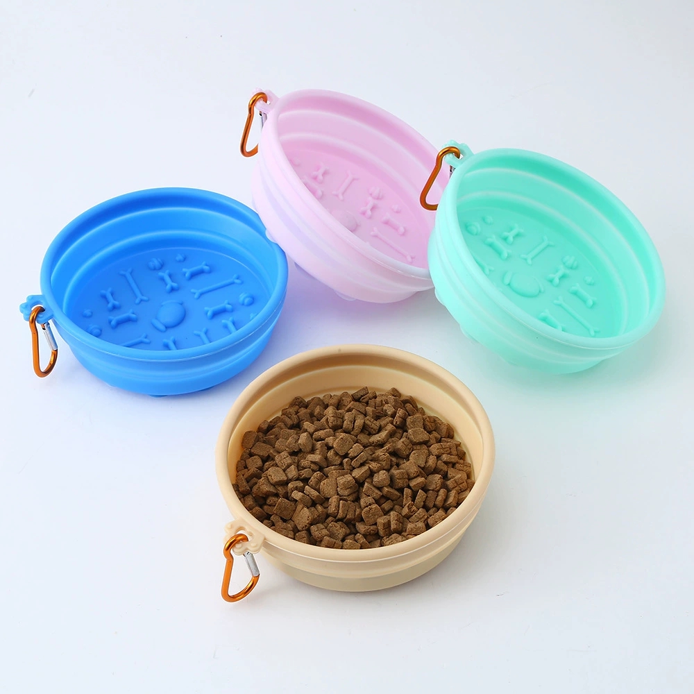 PT-001 NBLK Silicone Pet Slow Feed Bowl