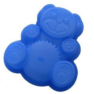 CM-004 NBLK Bear Design Silicone Cake Mold