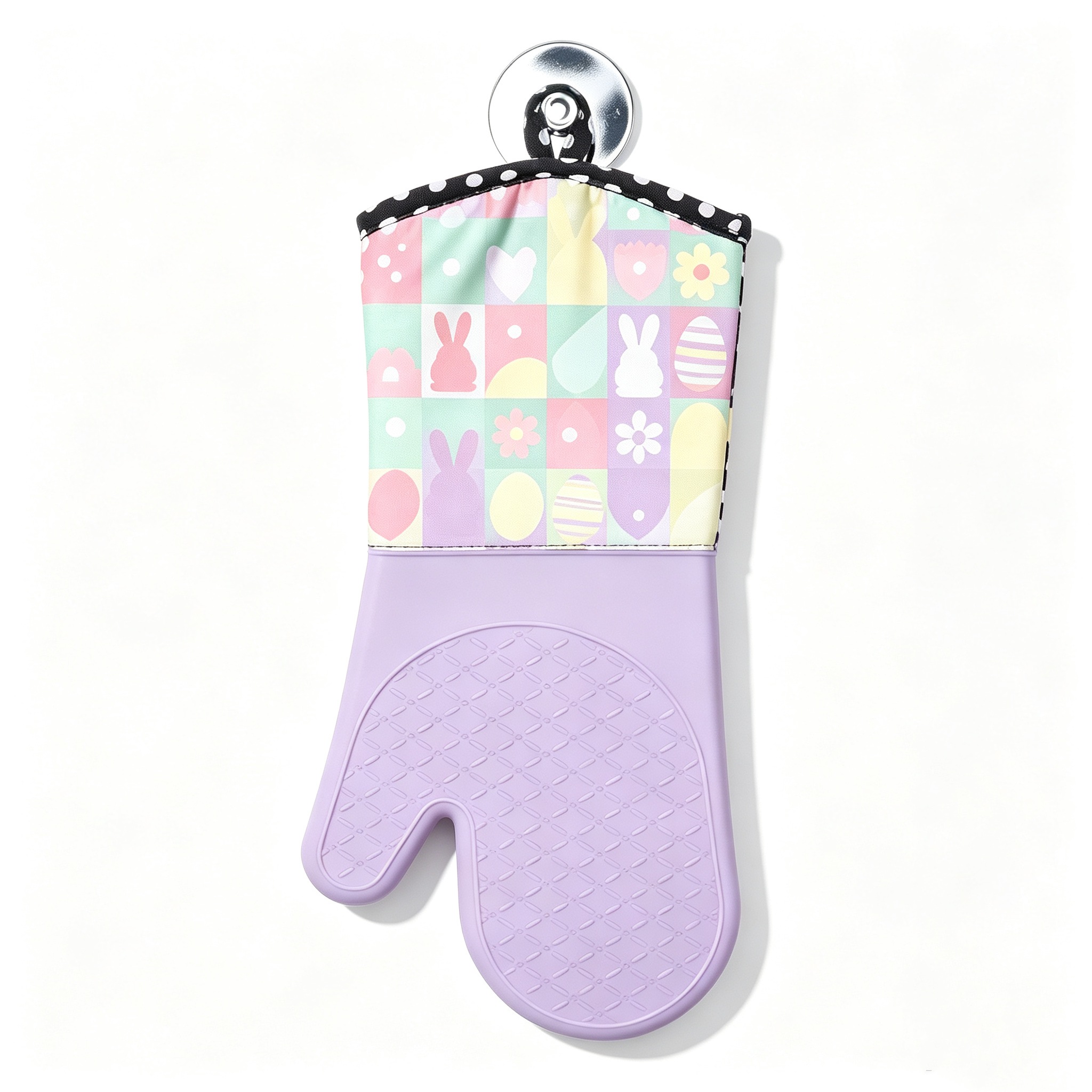 KG-151 NBLK  Easter Silicone Oven Gloves