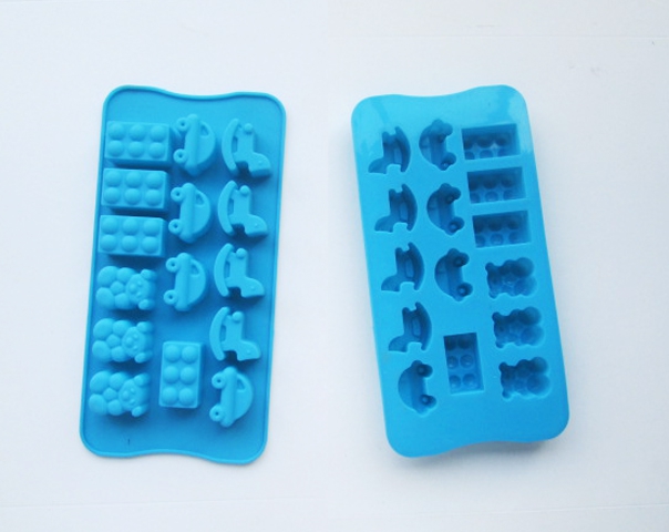 KI-029 NBLK Silicone Ice Cube Tray